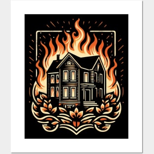 FIRE HOUSE Posters and Art